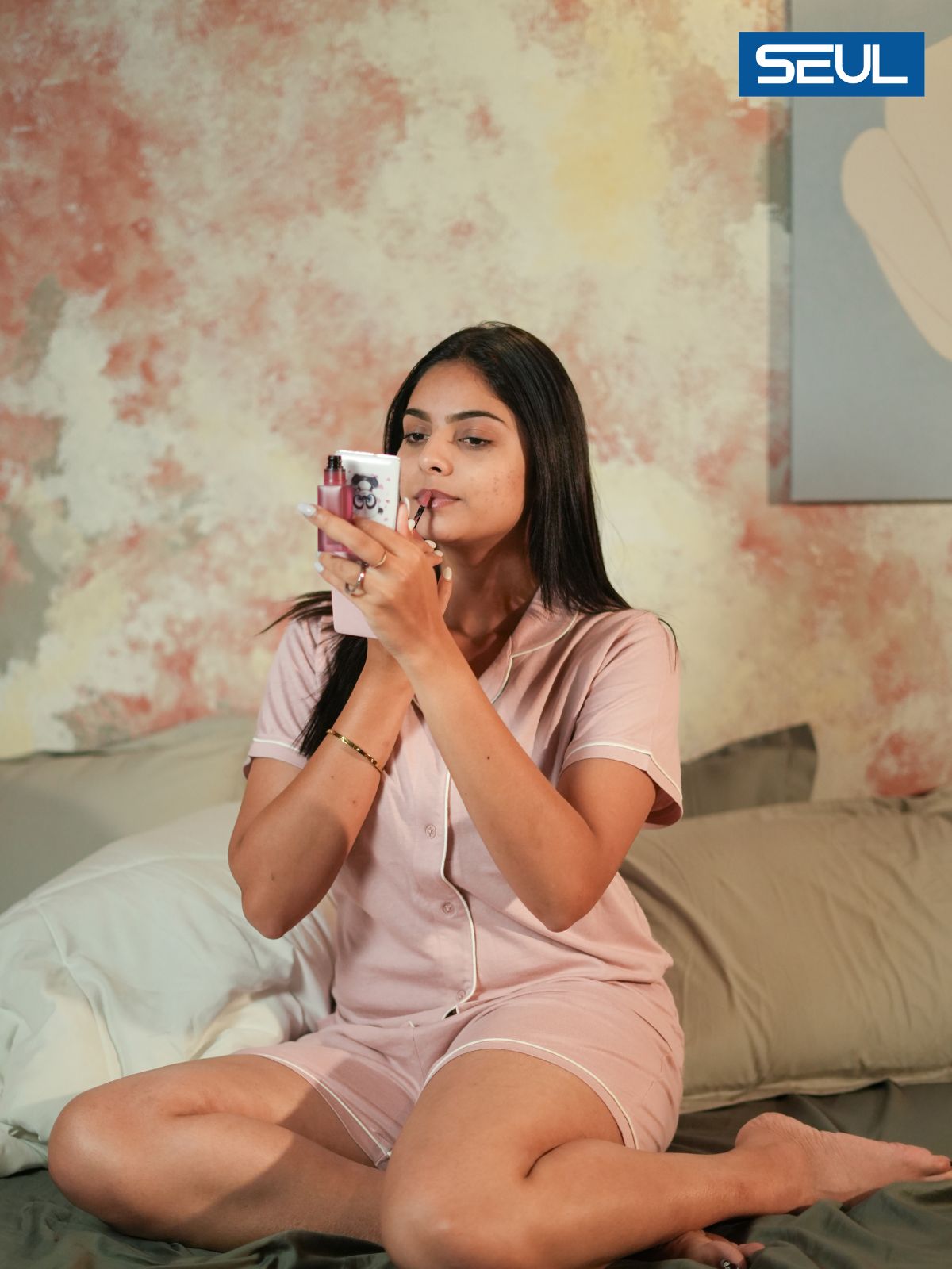 Women's Short Set (Blush)