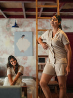 Women's Pyjama 3 pcs set (Oat Melange)