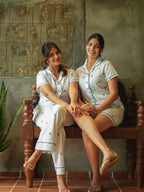 Women's Pyjama 3 pcs set (Blue)