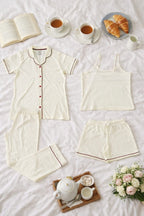 Women's Pyjama 3 pcs set (Gardinia)