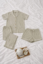 Women's Pyjama 3 pcs set (Oat Melange)